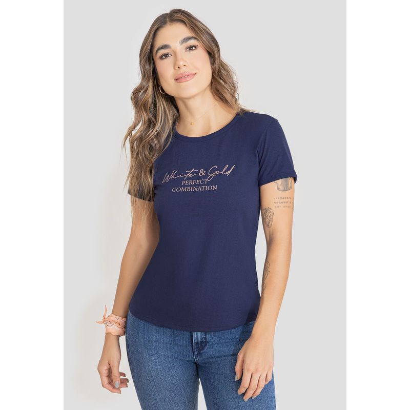 RUTTA - Camiseta Mujer Azul Navy Rutta 106881