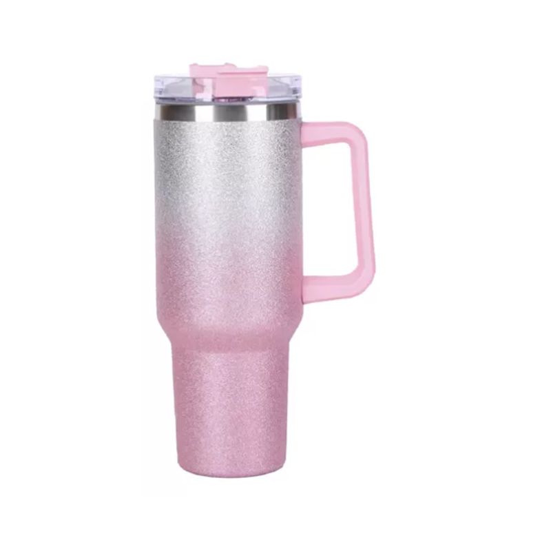 INNOVA - Vaso Termo Acero Inoxidable Diseño Brillantes 1.2 L Pitillo