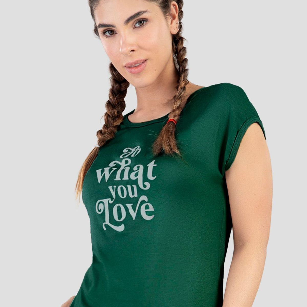 FORMAS INTIMAS - Camiseta Mujer Verde Botella Fi 92714
