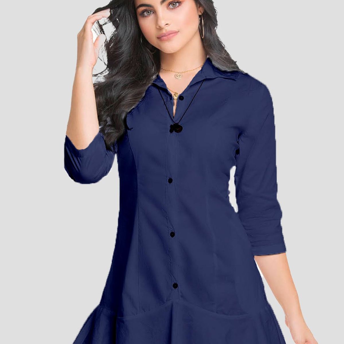MARKETING PERSONAL - Vestido Mujer Azul Navy Mp 74316