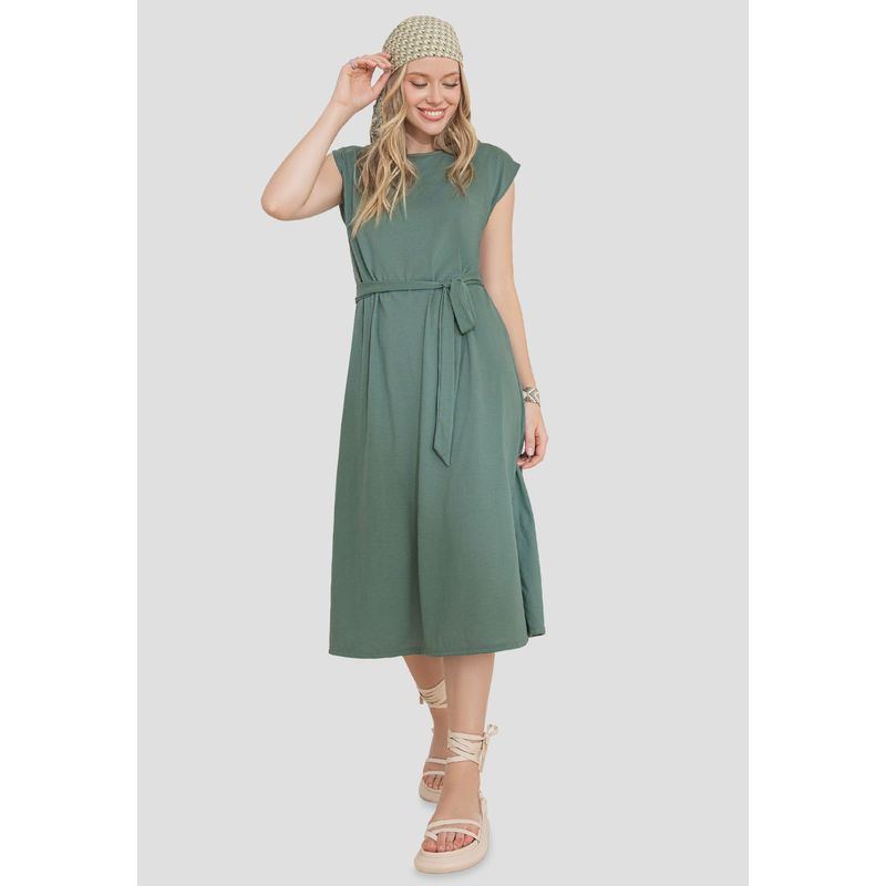 RUTTA - Vestido Largo Mujer Musgo Rutta 102904