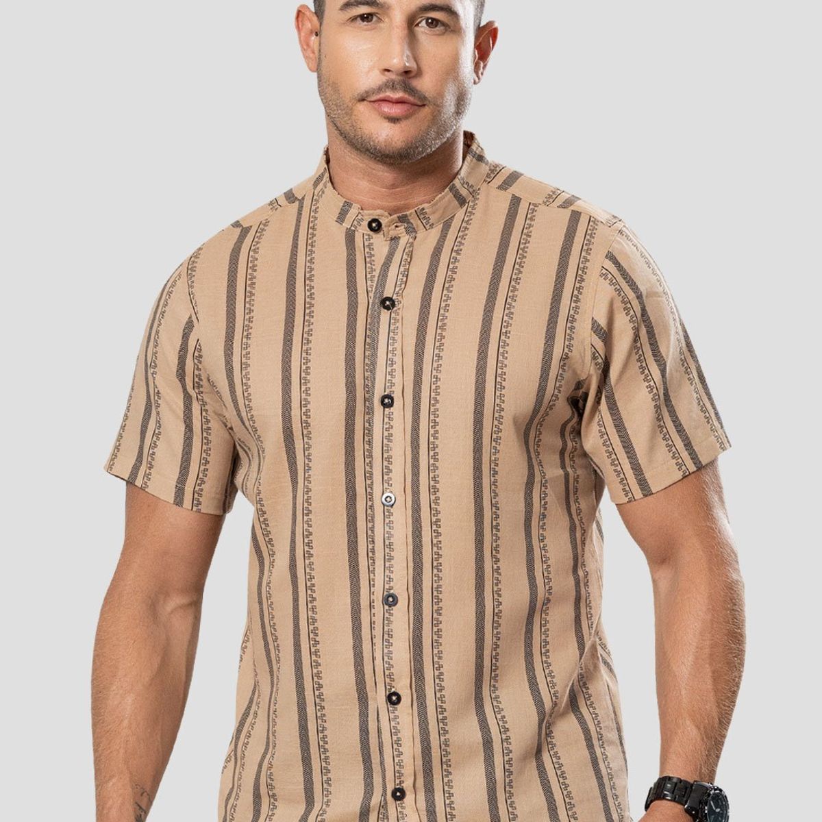 MARKETING PERSONAL - Camisa Hombre Caramelo Mp 106420