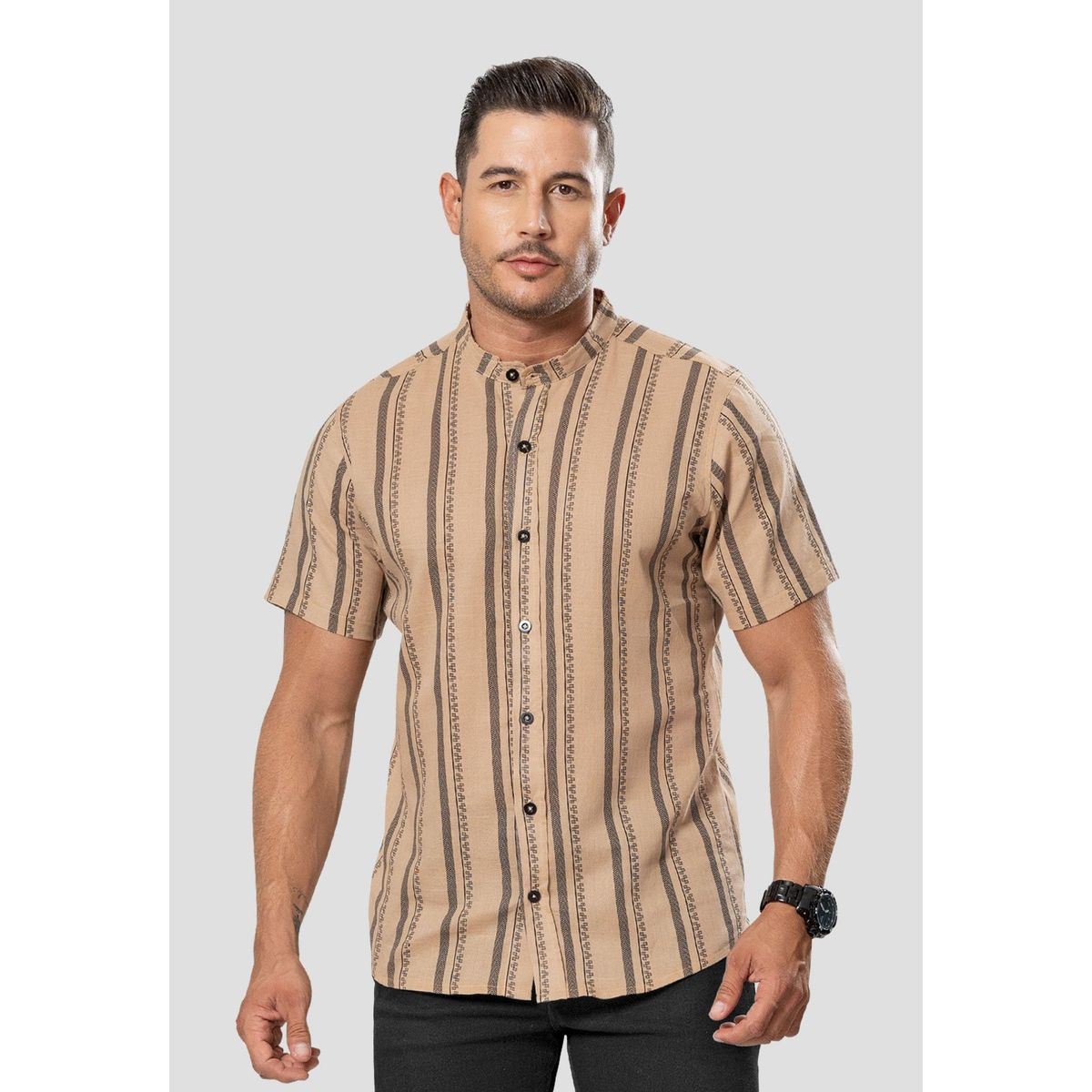 MARKETING PERSONAL - Camisa Hombre Caramelo Mp 106420