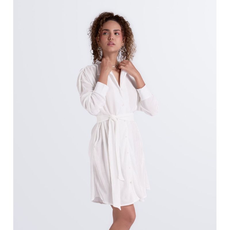 DEREK - Vestido Para Mujer Manga Larga Unicolor Derek