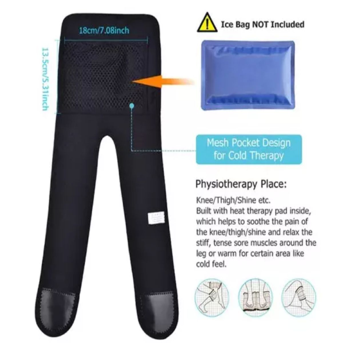 GENERICO - RODILLERA TERMICA RODILLERA CON CALOR