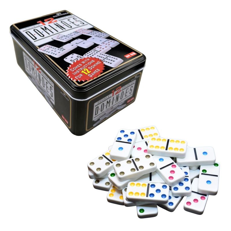 GENERICO - Juegos De Mesa Familiar Domino Tren Mexicano Doble 12