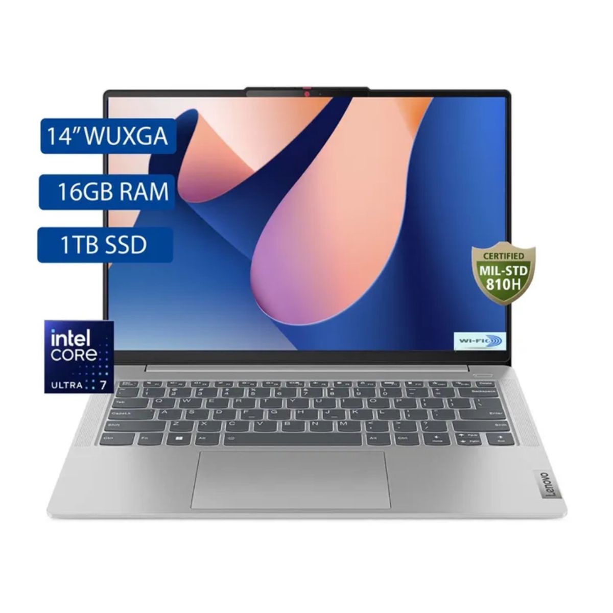 LENOVO - Portátil Lenovo IP Slim 5 14IMH9 Intel Core Ultra 7 16GB RAM 1TB SSD Windows 11  Color Gris