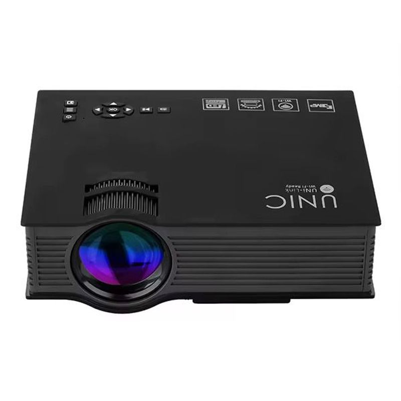 AMERICAN GENERICS - Proyector Video Beam Wifi Led Hd 1080p Hdmi Usb 1200 Lumens