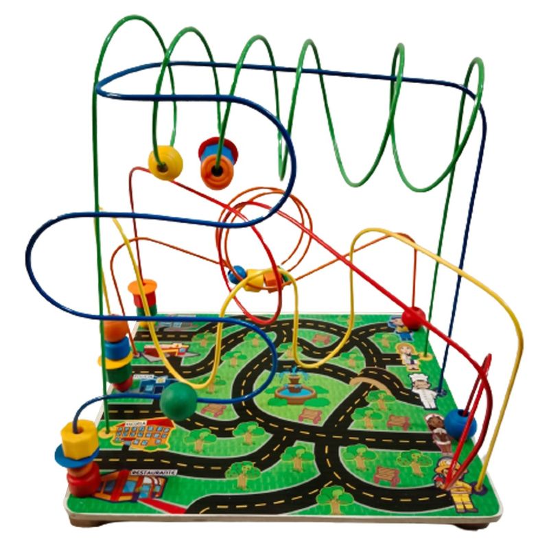 JUGANDO Y EDUCANDO - Juego Didáctico Laberinto Complejidad Alta Madera Niños
