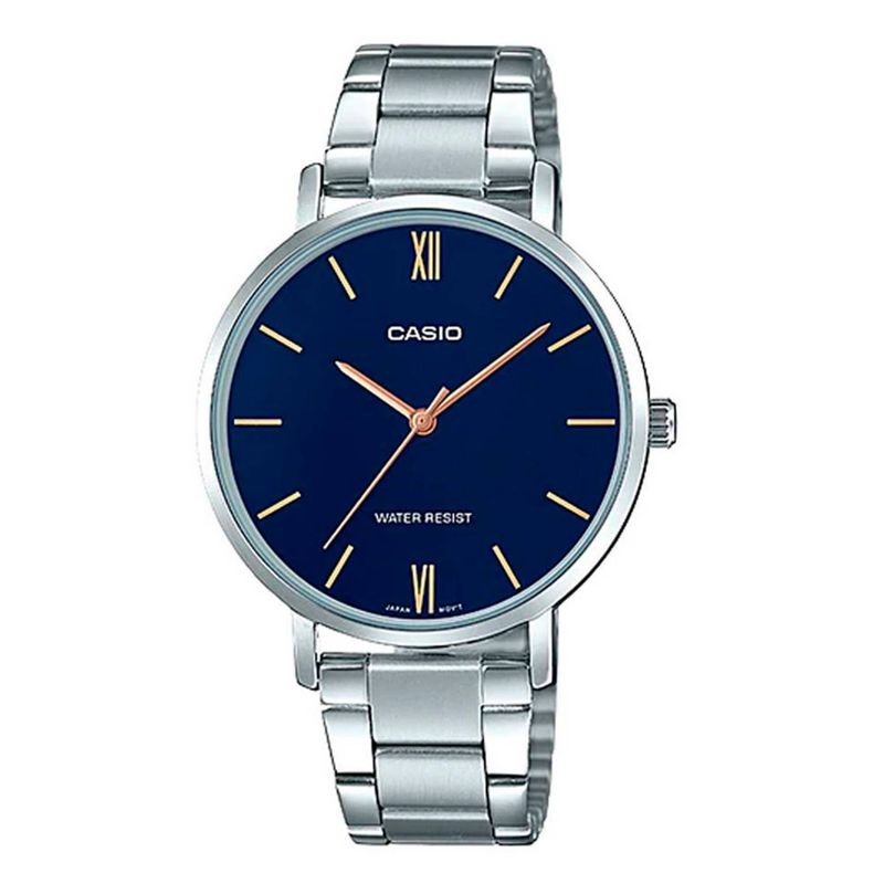 CASIO - Reloj Casio Dama LTP-VT01D-2B Diseño Elegante