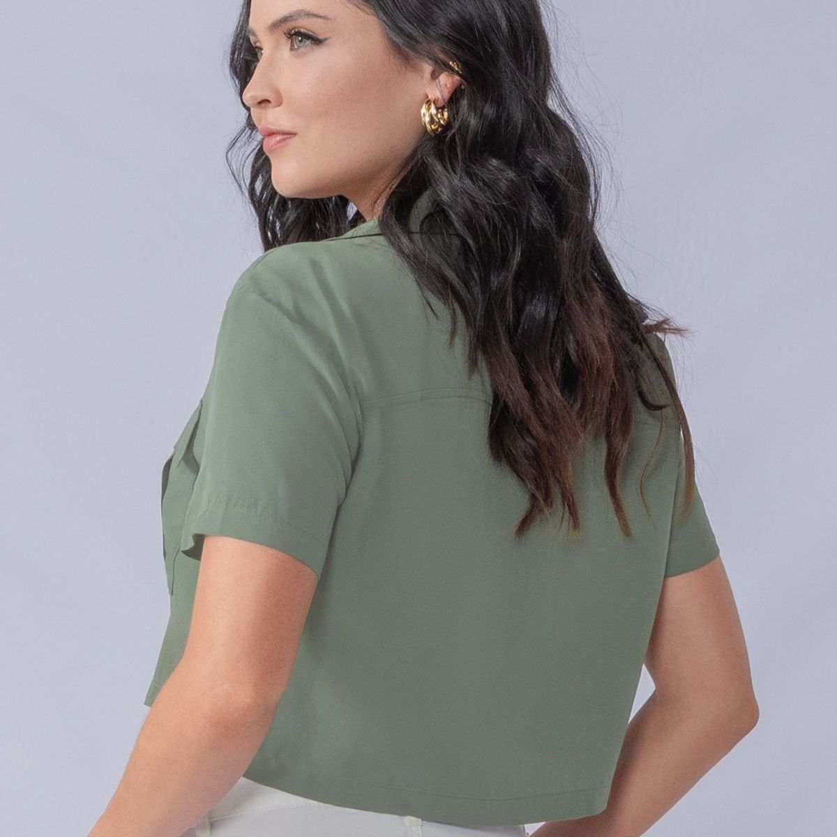 ATYPICAL - Camisa Mujer Verde Oliva Atypical 106335