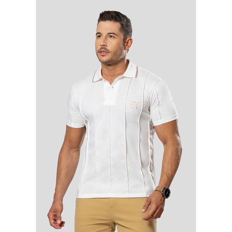 MARKETING PERSONAL - Polo Hombre Marfil Mp 106255