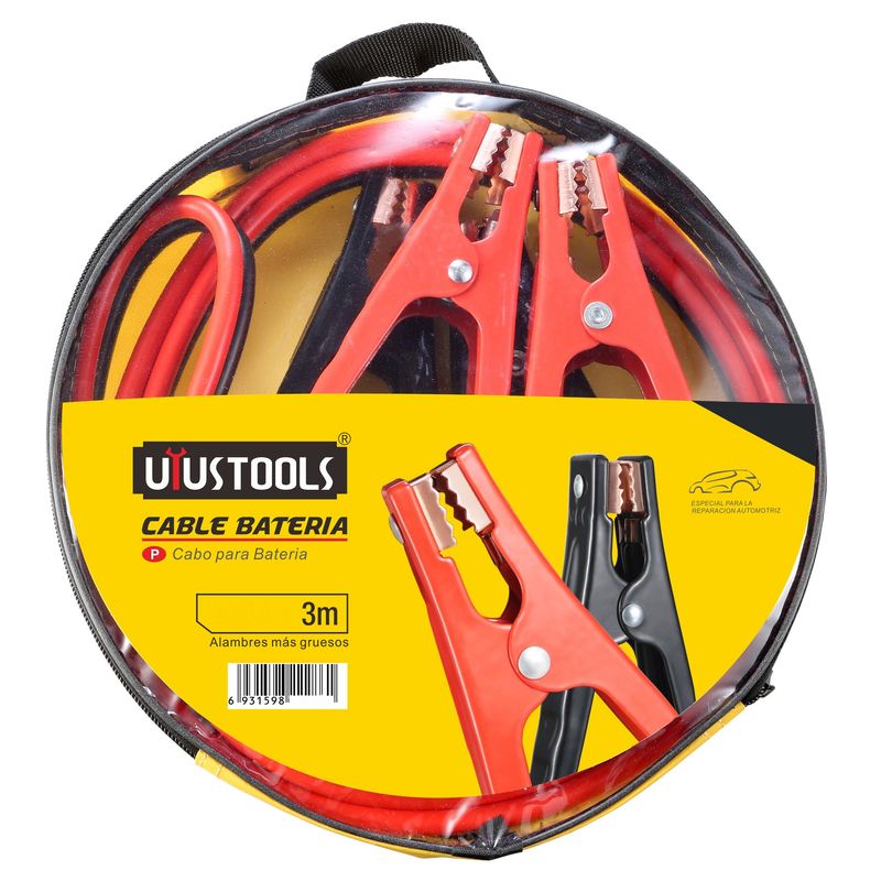 UYUSTOOLS - Cable Pasa Corriente Iniciar Batería 300a Uyustools Estuche