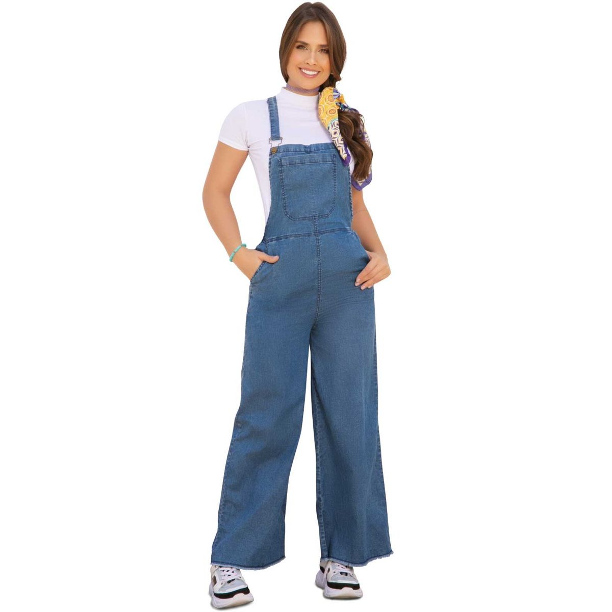 ATYPICAL - Overall Largo Mujer Azul Atypical 93579