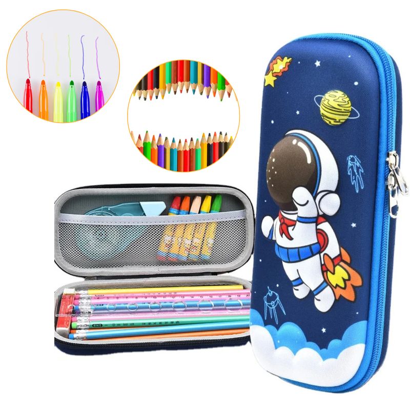 GENERICO - CARTUCHERA DISEÑO ASTRONAUTA EN 3D