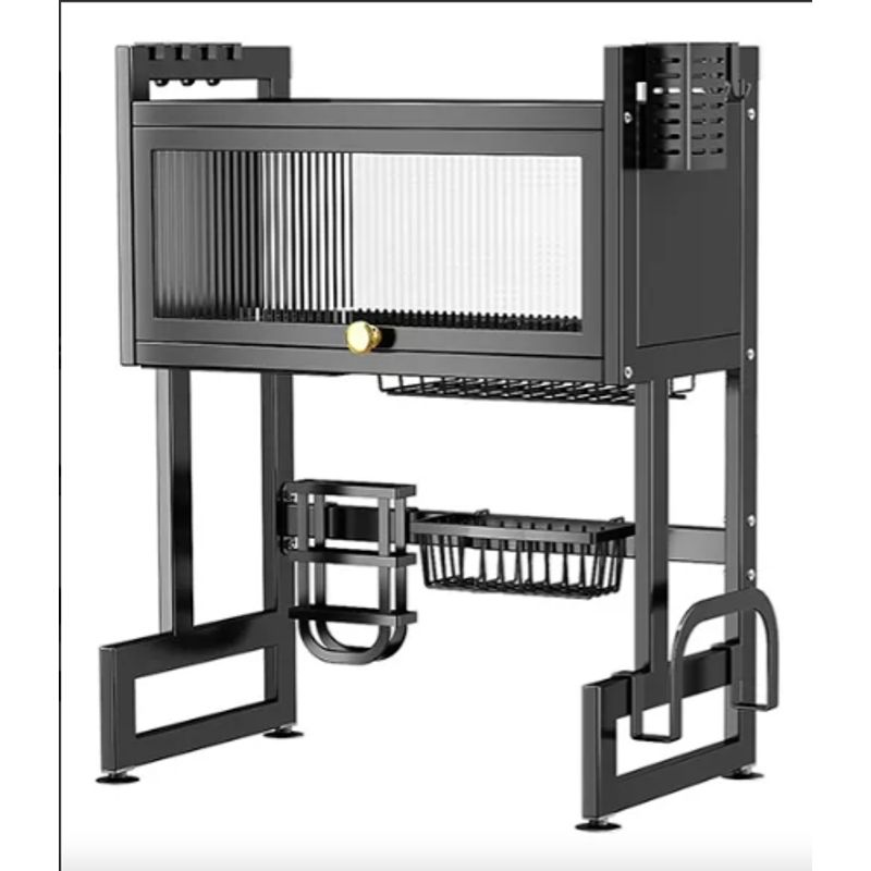 GENERICO - Escurridor Platos Cocina Fregadero Con Gabinete Multifuncion