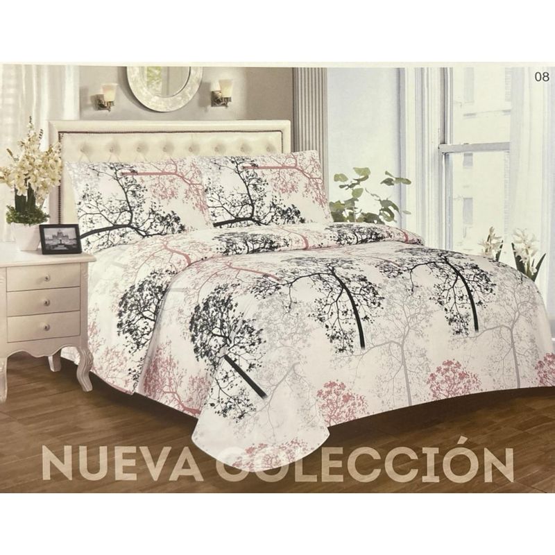 CASA LUNA - Juego De Sabanas Cama Doble 21cm - Casa Luna Cerezo
