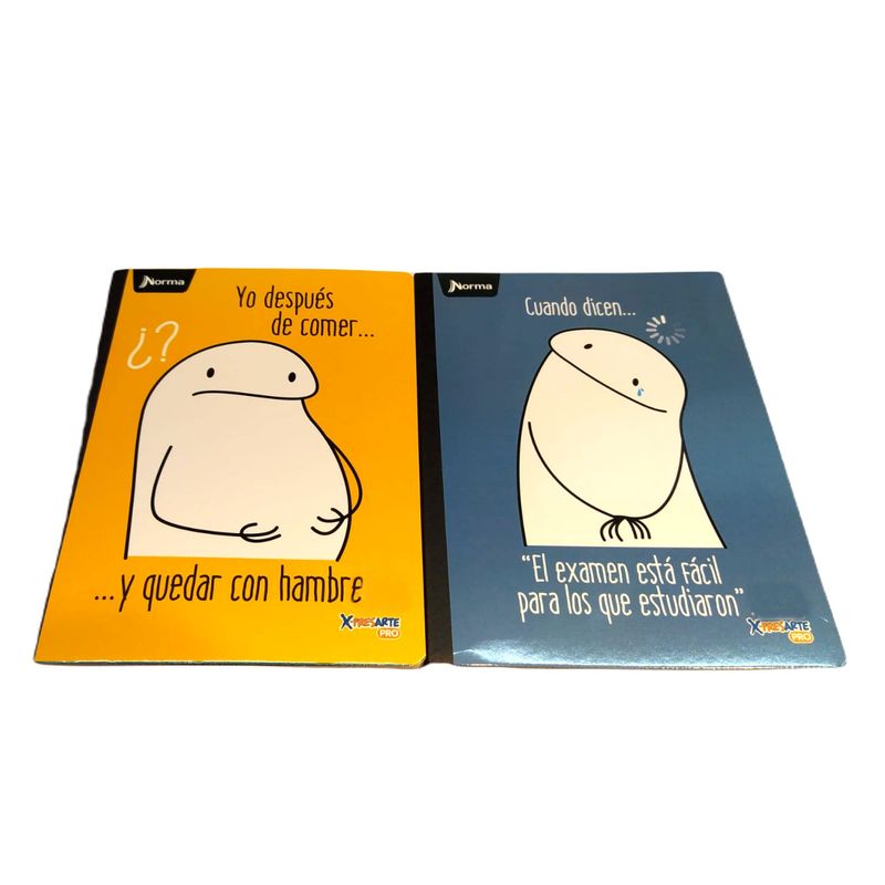 NORMA - Pack X10 Cuadernos Cosidos Rayado 100h Memes Norma