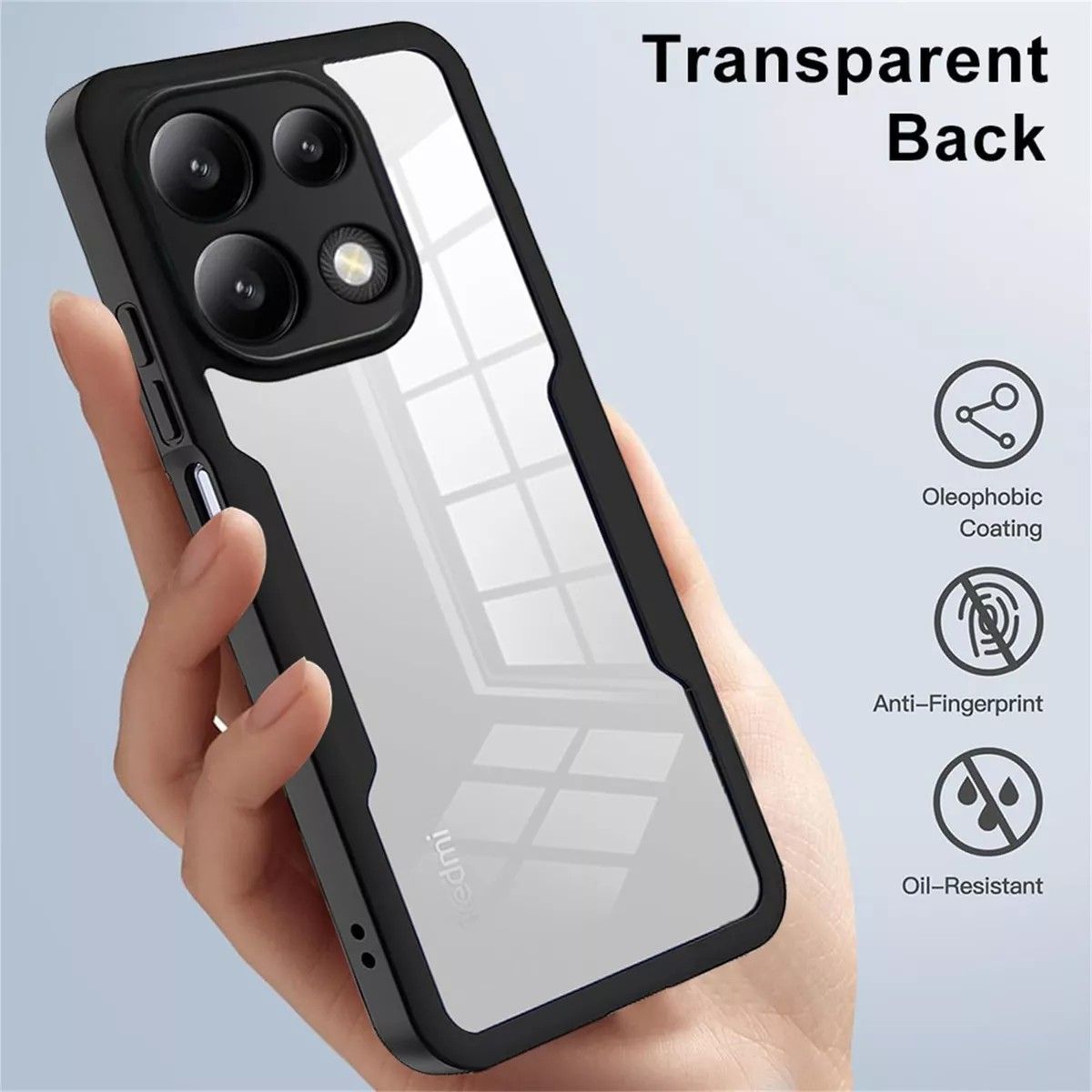 GENERICO - Estuche Protector Funda 2 En 1 360 Para Redmi note 13 4G Azul