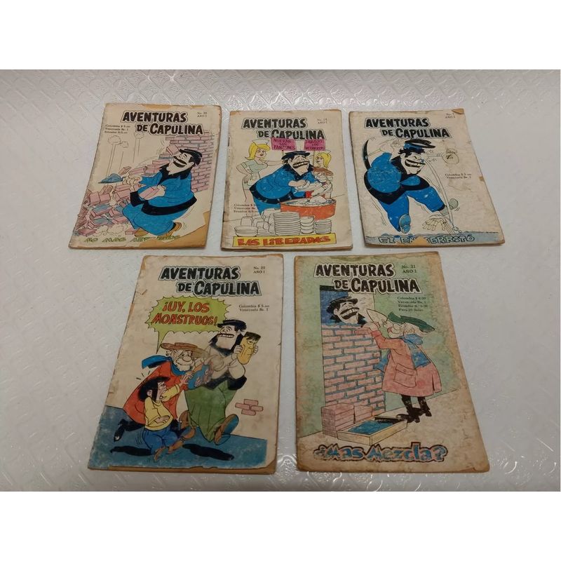 GENERICO - Revista Comics Antigua Aventuras De Capulina 1970 Original