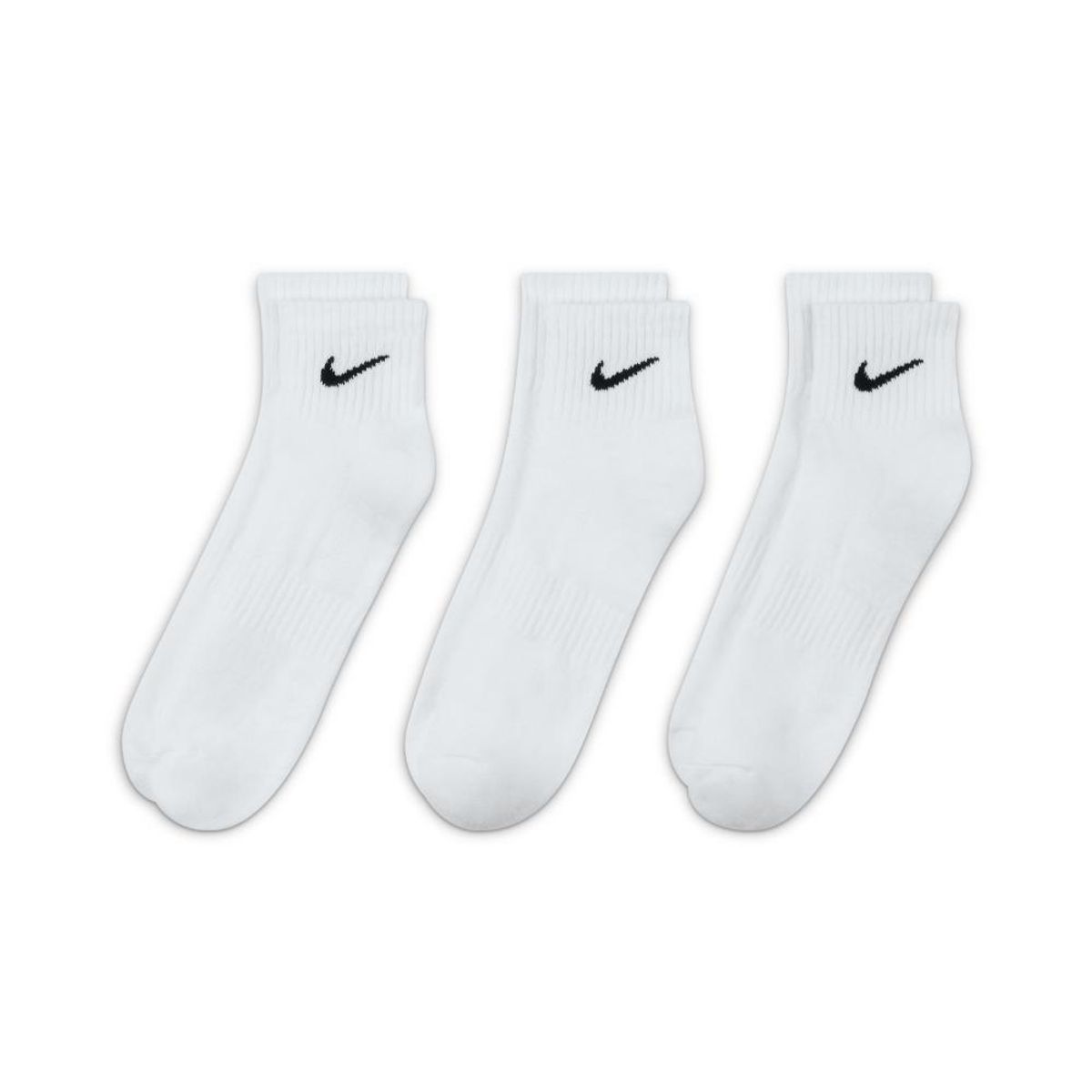 NIKE - Medias Nike Everyday Cush Ankle 3Pr-Blanco