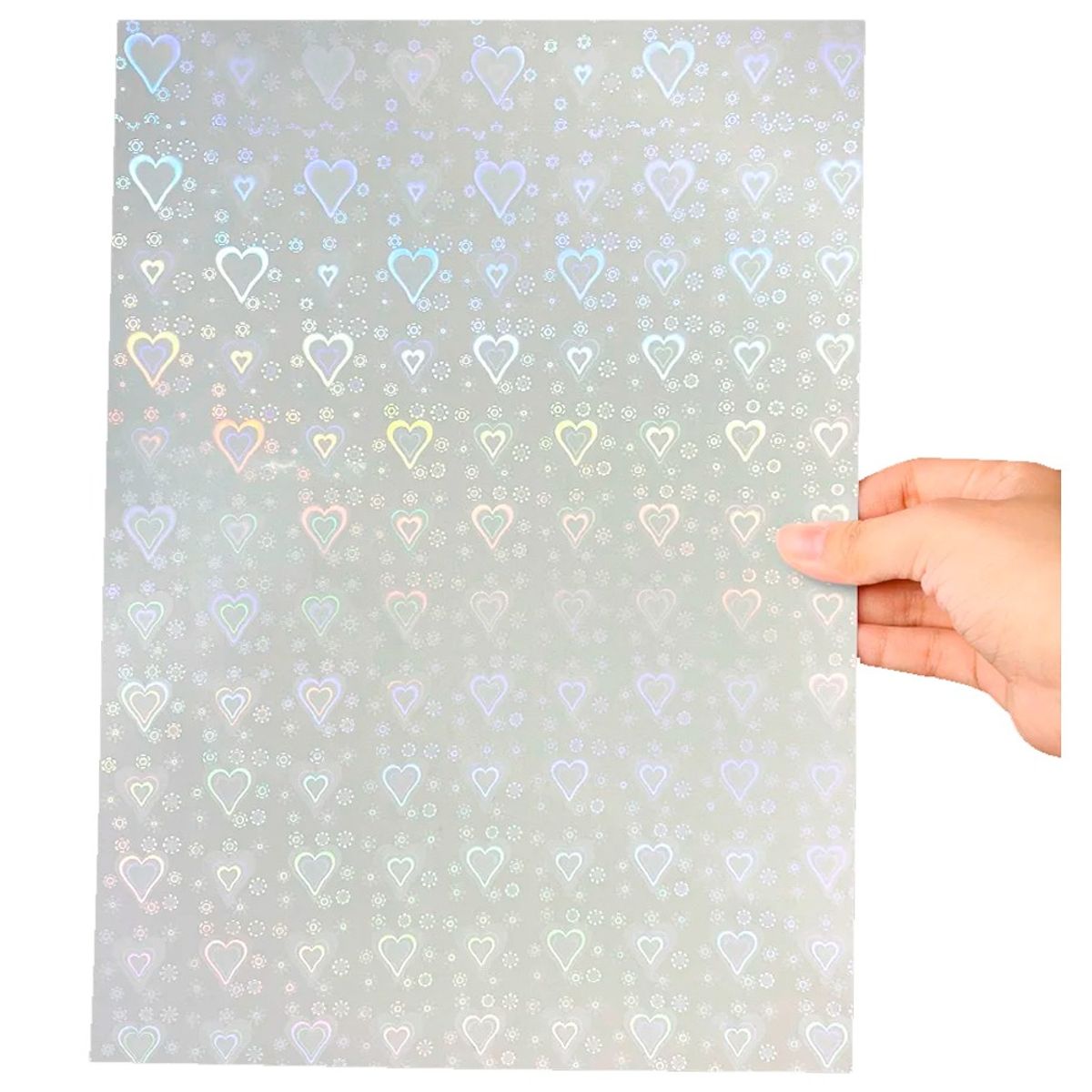GENERICO - Papel Holográfico Stiker Laminado En Frio A4 X 20 Hojas