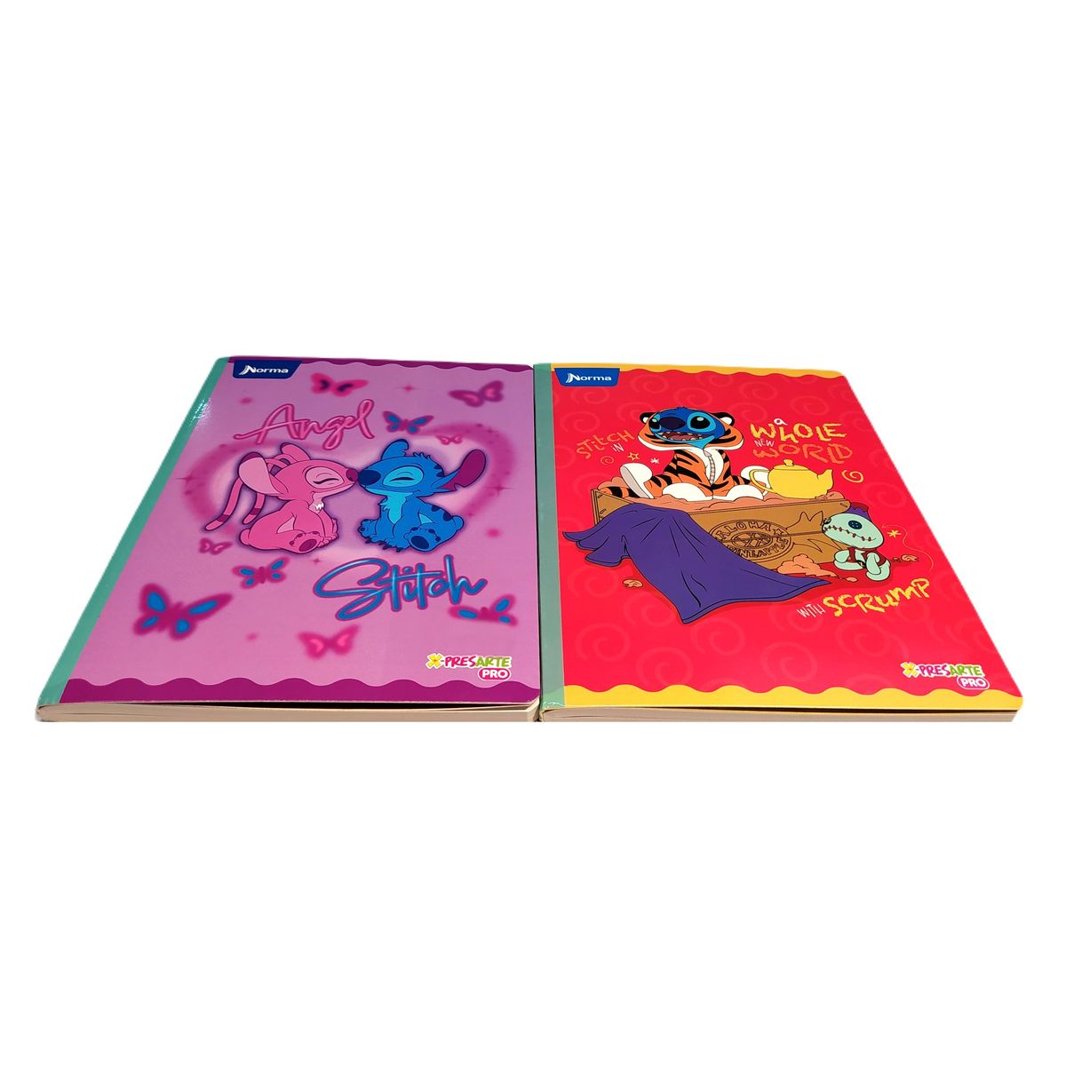 NORMA - Cuaderno Cosido Doble Linea 100 hojas Stitch Norma X 2 Unds