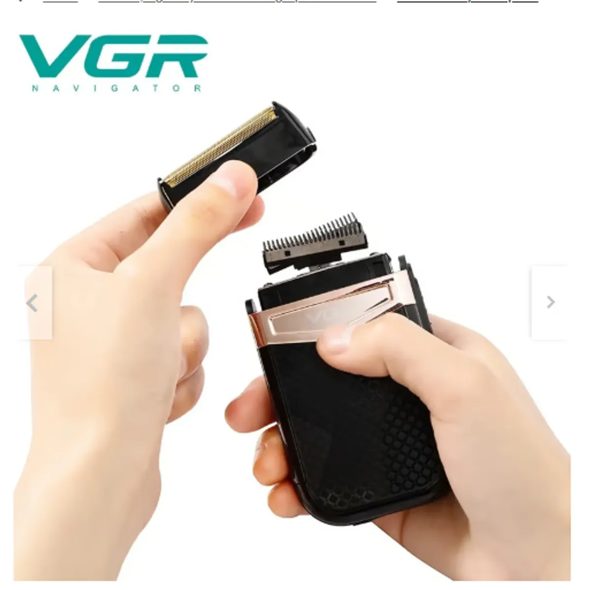 GENERICO - Afeitadora Shaver Corta Barba Calvo Vgr V-331 Recargable