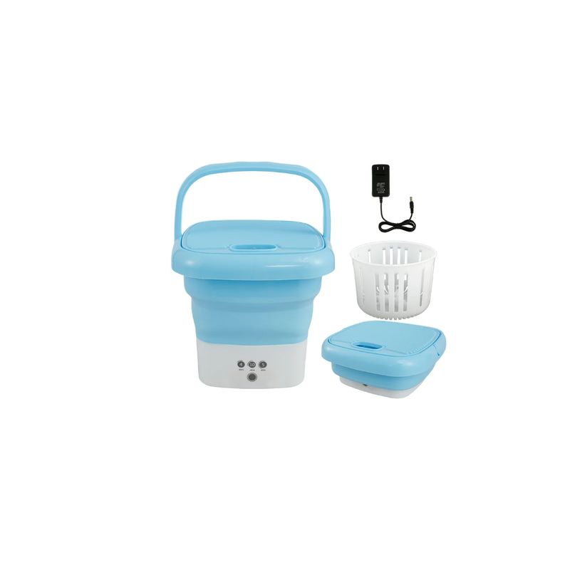 GENERICO - Mini Lavadora portátil Plegable Pequeña