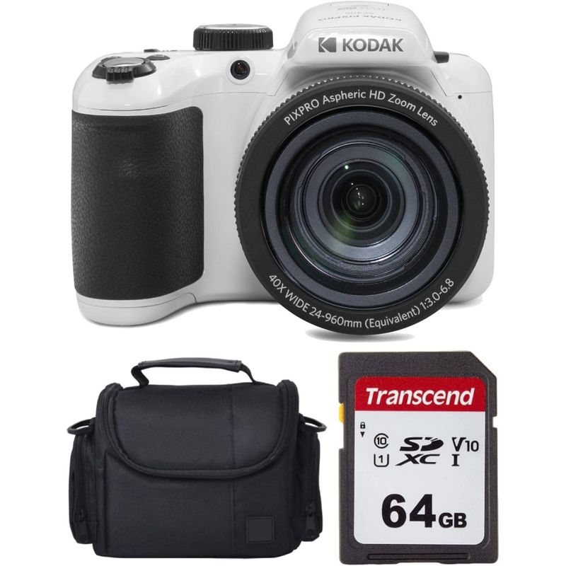 KODAK - Cámara Digital Kodak PIXPRO AZ405 + Tarjeta 64GB + Funda