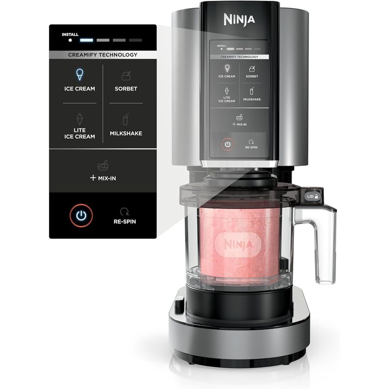 NINJA - Ninja CREAMi, Máquina de Helados 7 en 1, Modelo NC299AMZ