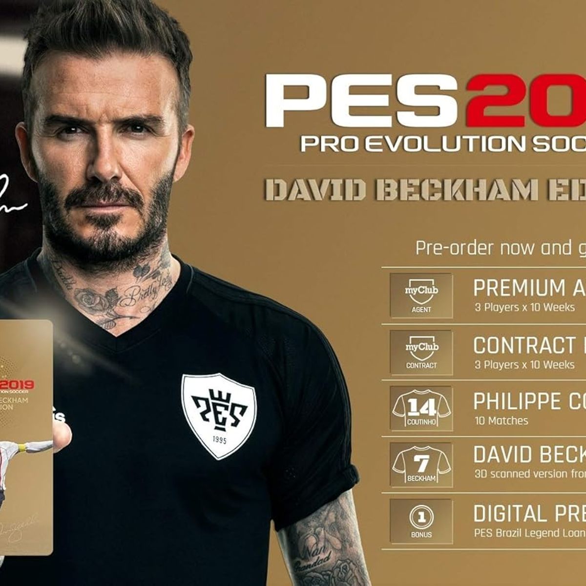 KONAMI - Pro Evolution Soccer 2019 PS4 Edición David Beckham