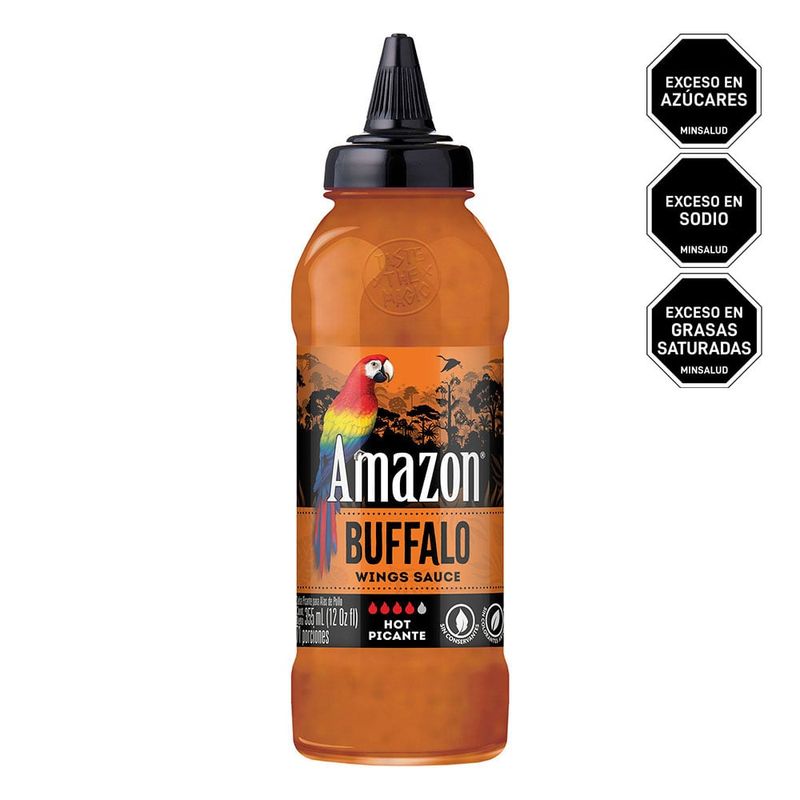 COLOMBINA - Salsa Picante Buffalo Wings Amazon X 355ml