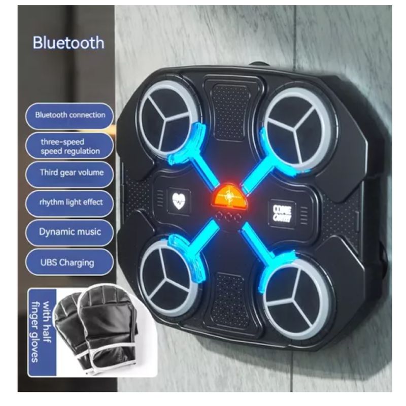 GENERICO - MAQUINA ENTRENADORA DE BOXEO NIÑOS DE 4 PANELES BLUETOOTH