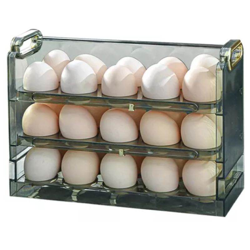 GENERICO - ORGANIZADOR DE HUEVOS PARA NEVERA O COCINA x30