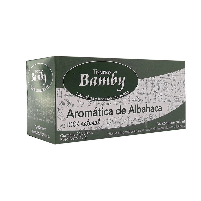 GENERICO - Aromática Albahaca Bamby X 20 bolsas