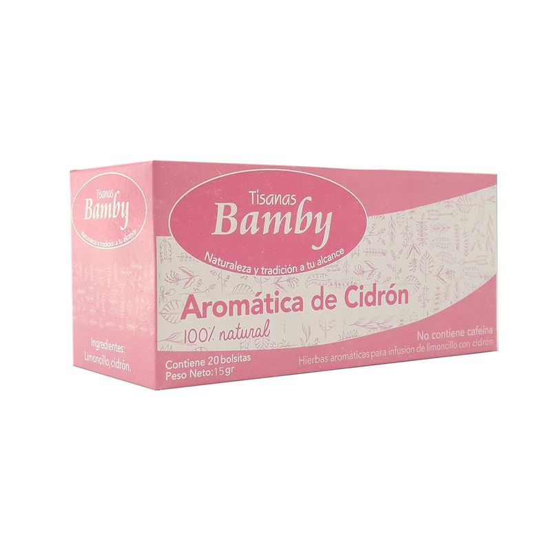 GENERICO - Aromática Cidrón Bamby X 20 bolsas