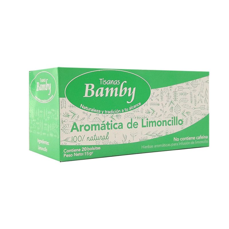 GENERICO - Aromática Limoncillo Bamby X 20 bolsas