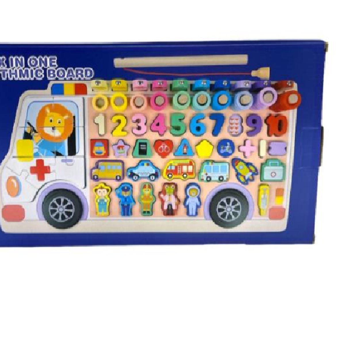 GENERICO - JUEGO EDUCATIVO 6 EN 1 PARA NIÑOS +3 AÑOS