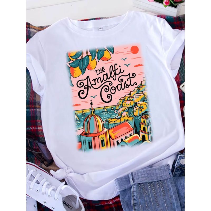 ISMI - Camiseta Mujer Manga Corta Poli Algodón Ismi