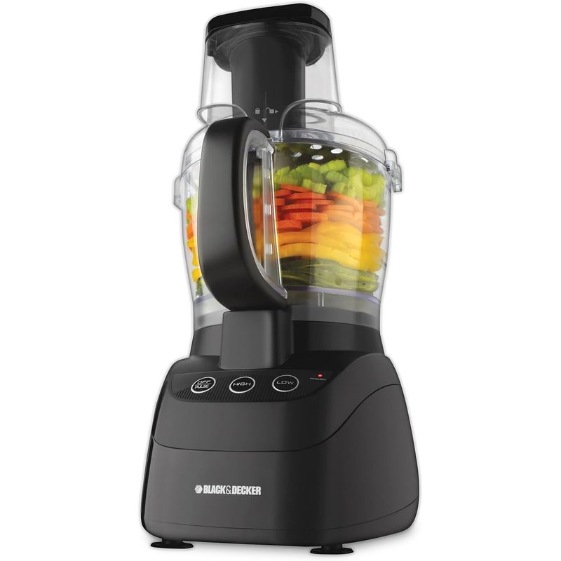 BLACK+DECKER - Procesador de Alimentos BLACK+DECKER Power Pro FP2500B 8 tazas