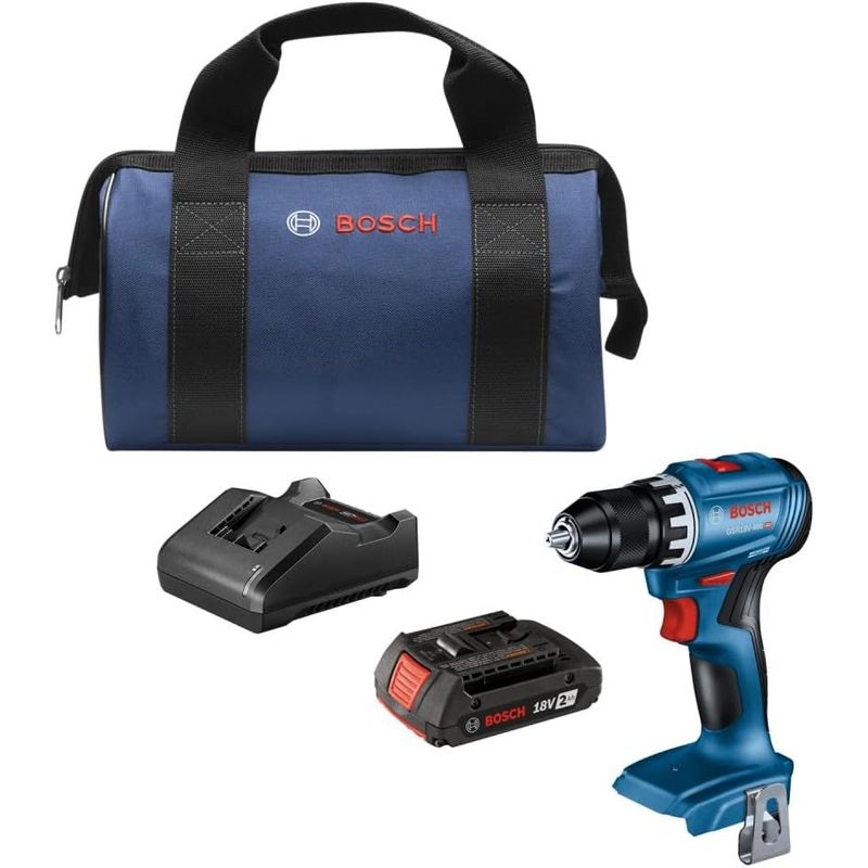 BOSCH - Kit Compacto TaladroDestornillador 18V Sin Escobillas GSR18V-400B12