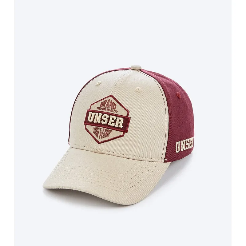 UNSER - Gorra Combinada Con Estampado Y Bordado Unser
