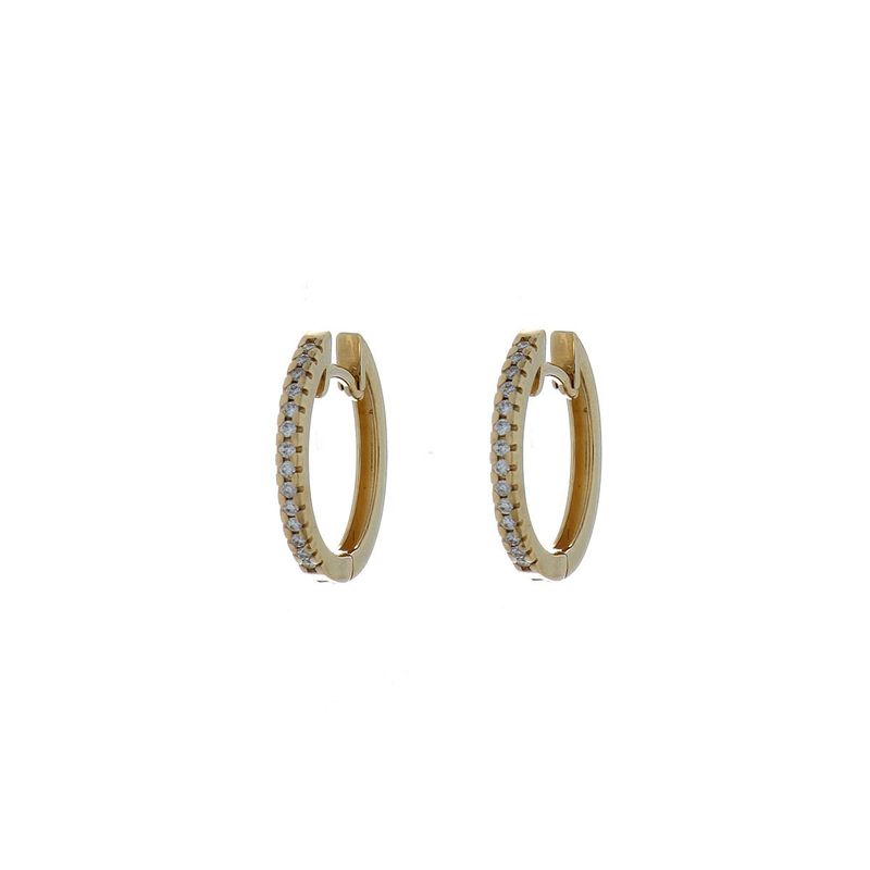 LUXURY TIME - CANDONGAS Oro Amarillo Diamante