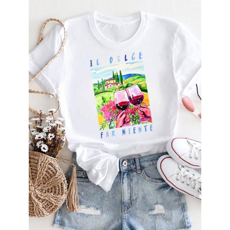 ISMI - Camiseta Mujer Manga Corta Poli Algodón Ismi