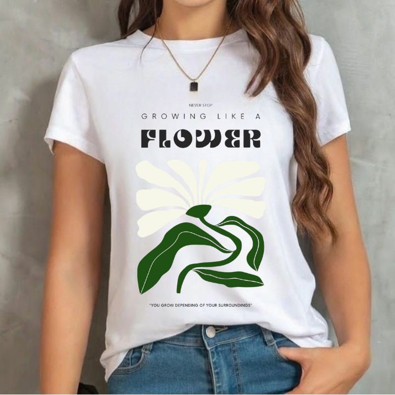 ISMI - Camiseta Mujer Manga Corta Poli Algodón Ismi