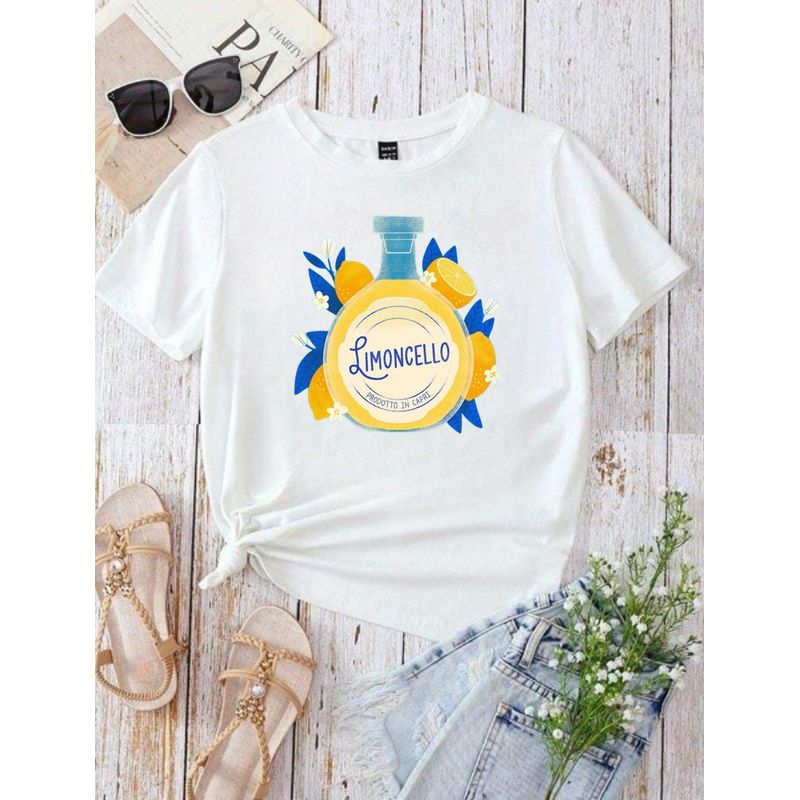 ISMI - Camiseta Mujer Manga Corta Poli Algodón Ismi