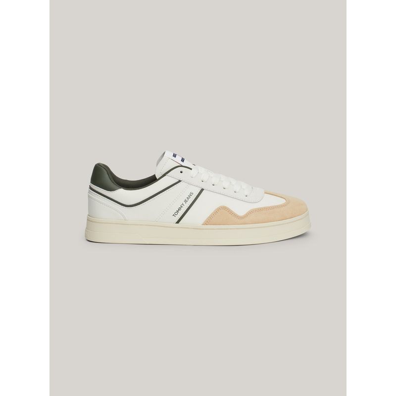 TOMMY HILFIGER - Tenis blanco The Greenwich de cuero Tommy Hilfiger