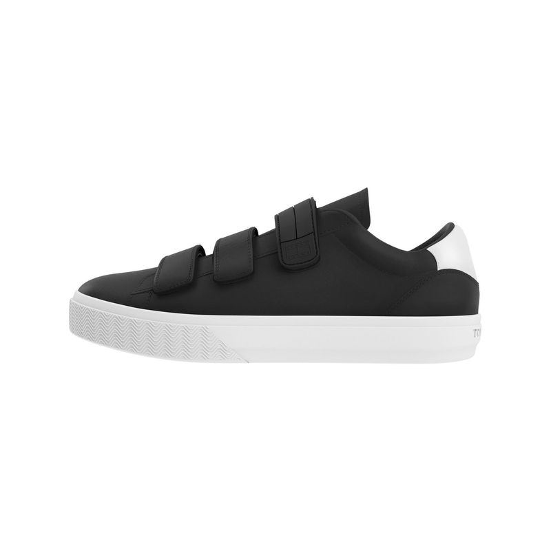 TOMMY HILFIGER - Tenis negro de Cuero con cierre de velcro Tommy Hilfiger