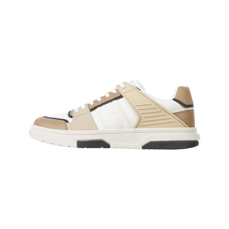 TOMMY HILFIGER - Tenis beige The Brooklyn híbridas de cuero Tommy Hilfiger